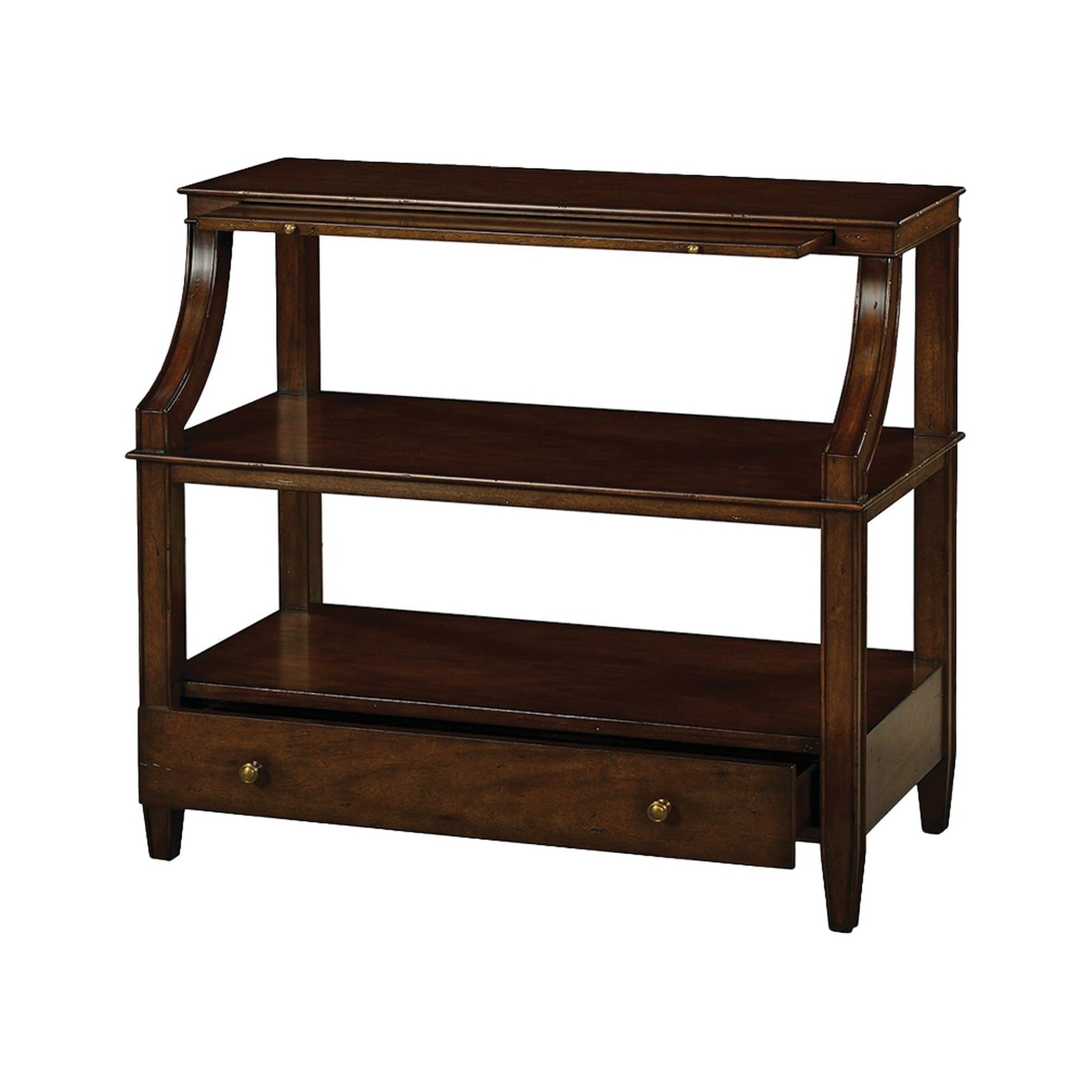 Country Accent Table with Storage, view 11
