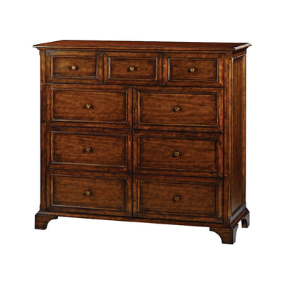 Country Nine-Drawer Chest