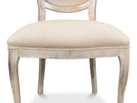 Louis XV Cane Back Dining Chairs in Gray Oak, Sets of 2 - view 6