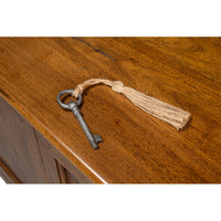 Traditional Walnut Credenza – Fruitwood Finish, Fluted Stile - additional view