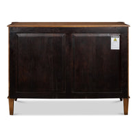Traditional Walnut Chest of Drawers – Faux Keyhole Escutcheons - additional view