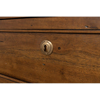 Traditional Walnut Chest of Drawers – Faux Keyhole Escutcheons - additional view