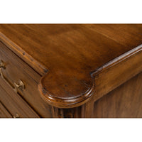 Traditional Walnut Chest of Drawers – Faux Keyhole Escutcheons - additional view