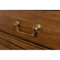 Traditional Walnut Chest of Drawers – Faux Keyhole Escutcheons - additional view