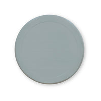 Top view of round end table surface