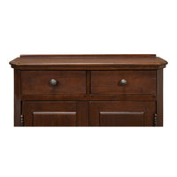 Traditional Hall Cabinet, Walnut – Paneled Doors - additional view