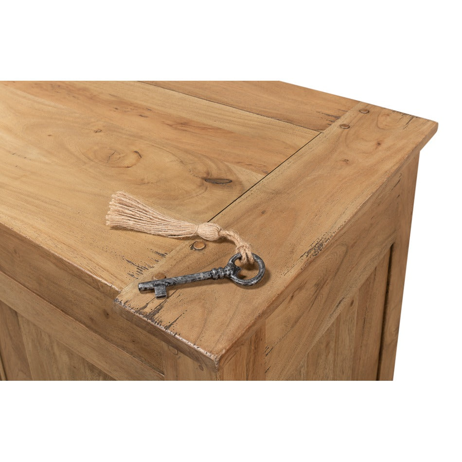 Traditional Credenza, 79" - Driftwood Four-Door - additional view
