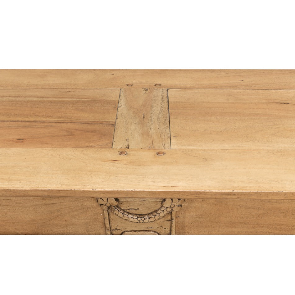 Traditional Credenza, 79" - Driftwood Four-Door - additional view