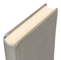 Shagreen Book Set of 12 in Storm Gray, Pebbled Leather - view 9