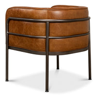 Additional view of Brown Leather Chair
