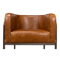 Additional view of Brown Leather Chair