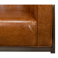 Additional view of Brown Leather Chair