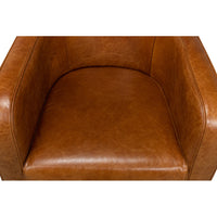 Additional view of Brown Leather Chair