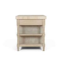 Farmhouse Kitchen Island with Butcher Block Top