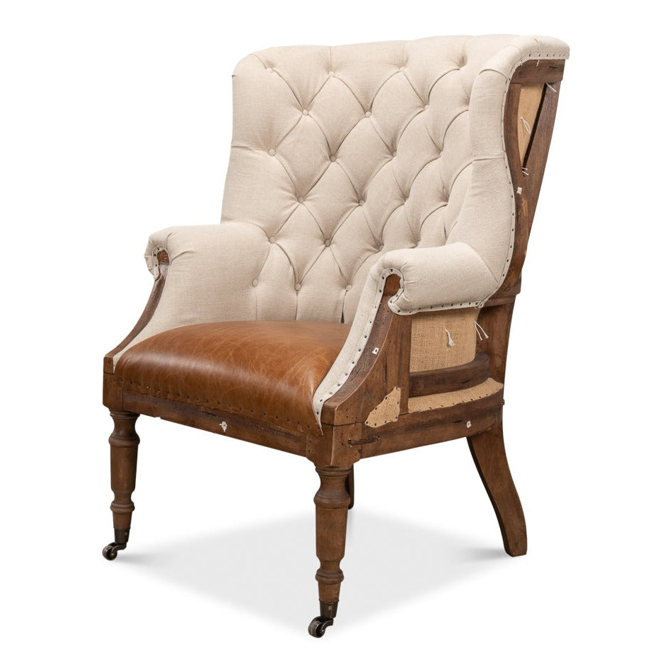 Brown Leather Chair