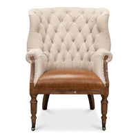 Additional view of Brown Leather Chair