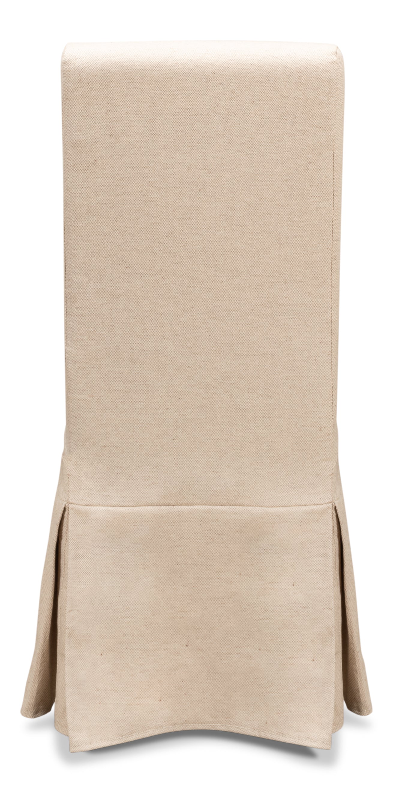 Slipcovered Dining Chairs in Beige Sailcloth, Sets of 2 - view 4