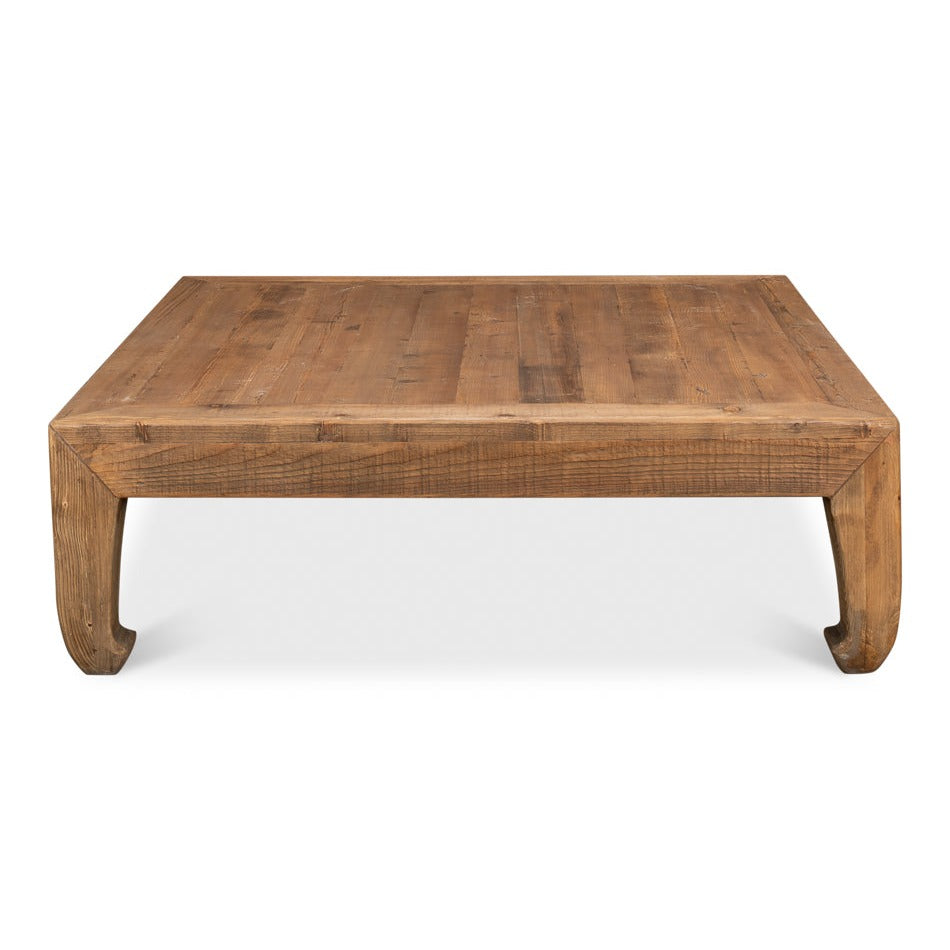 Additional view of Classic Chinese Tan Reclaimed Pine Coffee Table