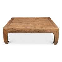 Additional view of Classic Chinese Tan Reclaimed Pine Coffee Table