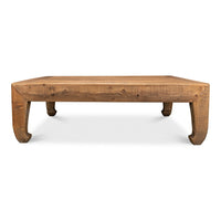 Additional view of Classic Chinese Tan Reclaimed Pine Coffee Table