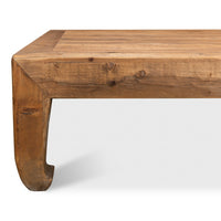 Additional view of Classic Chinese Tan Reclaimed Pine Coffee Table