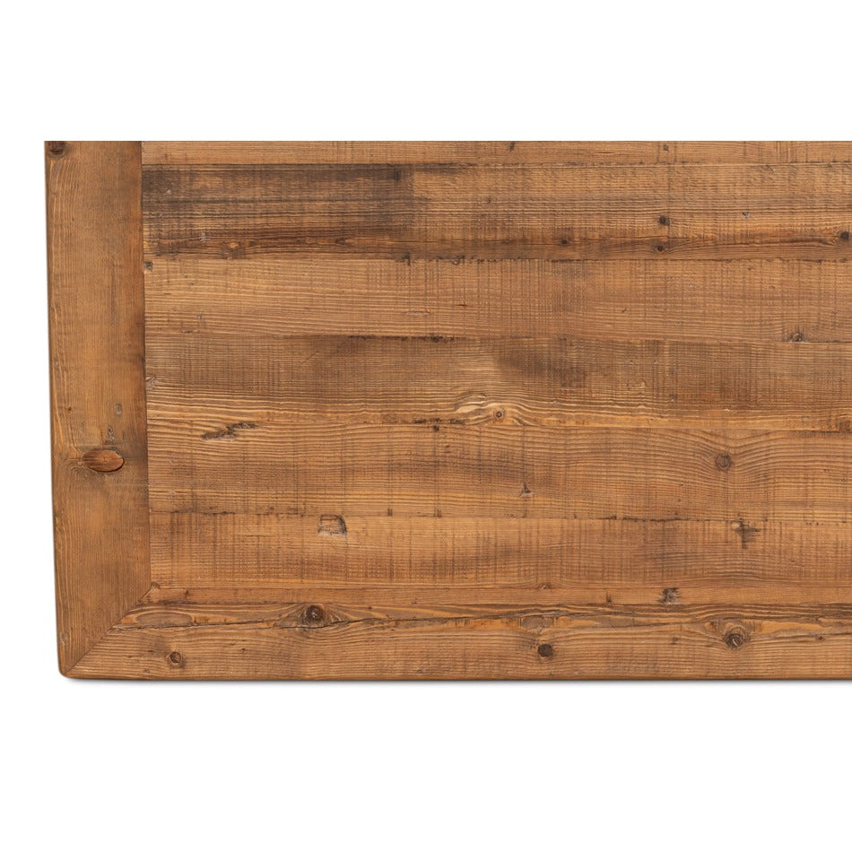 Additional view of Classic Chinese Tan Reclaimed Pine Coffee Table