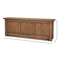 Rustic Carved Moroccan Sideboard, 98