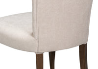 Louis XV Dining Chairs in Cream with Dark Brown Legs, Sets of 2 - view 7
