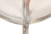 Cane Back Dining Chairs in Gray Oak with Taupe Seats, Sets of 2 - view 8