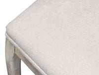Cane Back Dining Chairs in Gray Oak with Taupe Seats, Sets of 2 - view 7