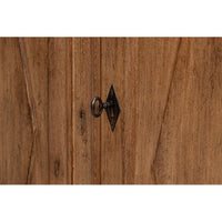 French Provincial Pine Sideboard with Diamond Panel Doors - Warm Brown - additional view