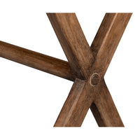 Rustic Trestle Writing Desk, 51 in – Brown Reclaimed Fir - additional view