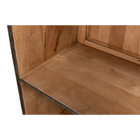 Contemporary Display Cabinet, Left Hinge – Sculptural Gunmetal Handle - additional view