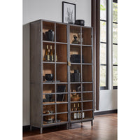Contemporary Display Cabinet, Left Hinge – Sculptural Gunmetal Handle - additional view