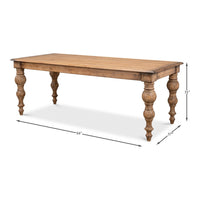 Traditional Dining Table, 84