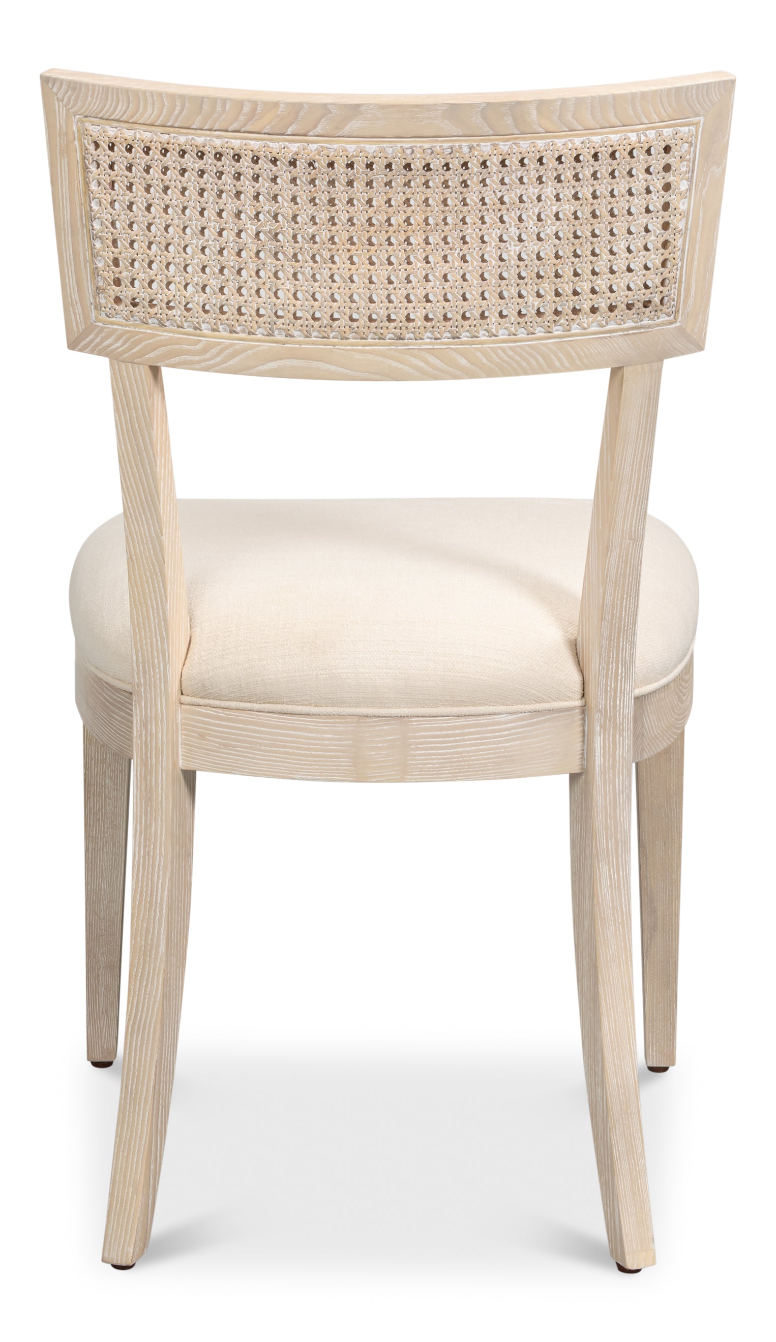 Swedish Klismos Cane Back Dining Chairs, Bleached Oak, Sets of 2 - view 4