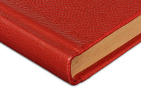 Shagreen Embossed Red Book Set in Leather, Set of 12 - view 8