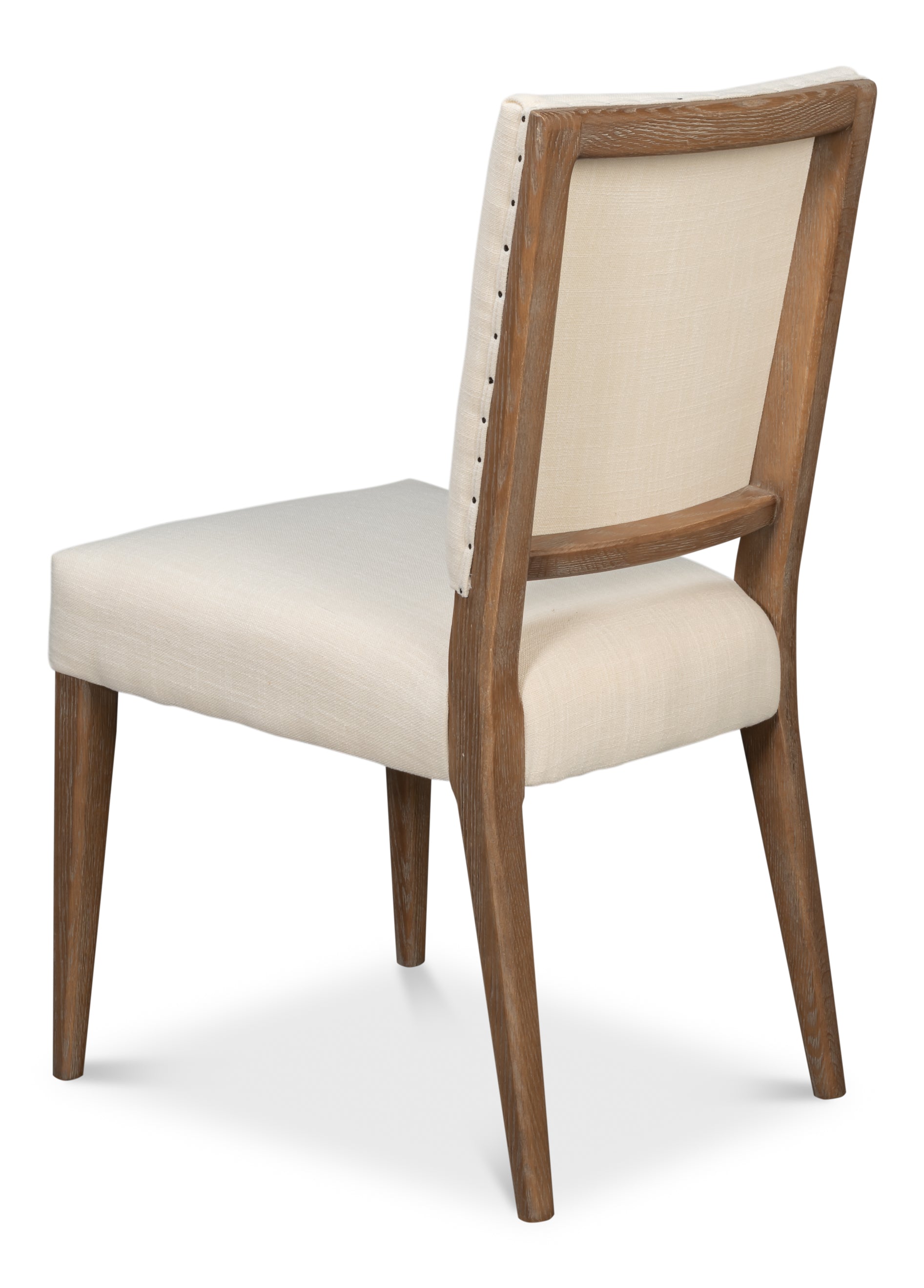Parsons Dining Chairs in Beige with Medium Brown Legs, Sets of 2 - view 5