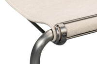 Cantilever Dining Chairs in Canvas and Steel, Sets of 2 - view 10
