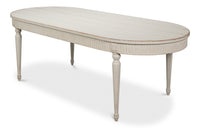 Farmhouse Dining Table, leg and apron detail