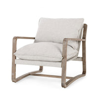 Sling Upholstered Accent Chair in Natural