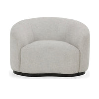Front view of the Coastal Breeze chair with a rounded seat and low curved arms