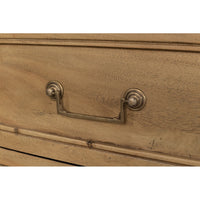 Transitional Driftwood Chest of Drawers – Solid Cast Brass Pulls - additional view