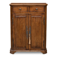 Traditional Hall Cabinet, Tall – Iron Key and Escutcheon - additional view