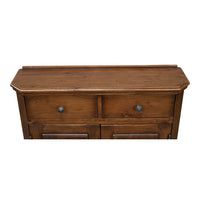 Traditional Hall Cabinet, Tall – Iron Key and Escutcheon - additional view