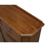 Traditional Hall Cabinet, Tall – Iron Key and Escutcheon - additional view