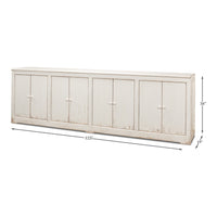 Farmhouse Eight-Door Sideboard, 122