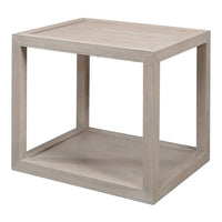 Gray Pine Side Table