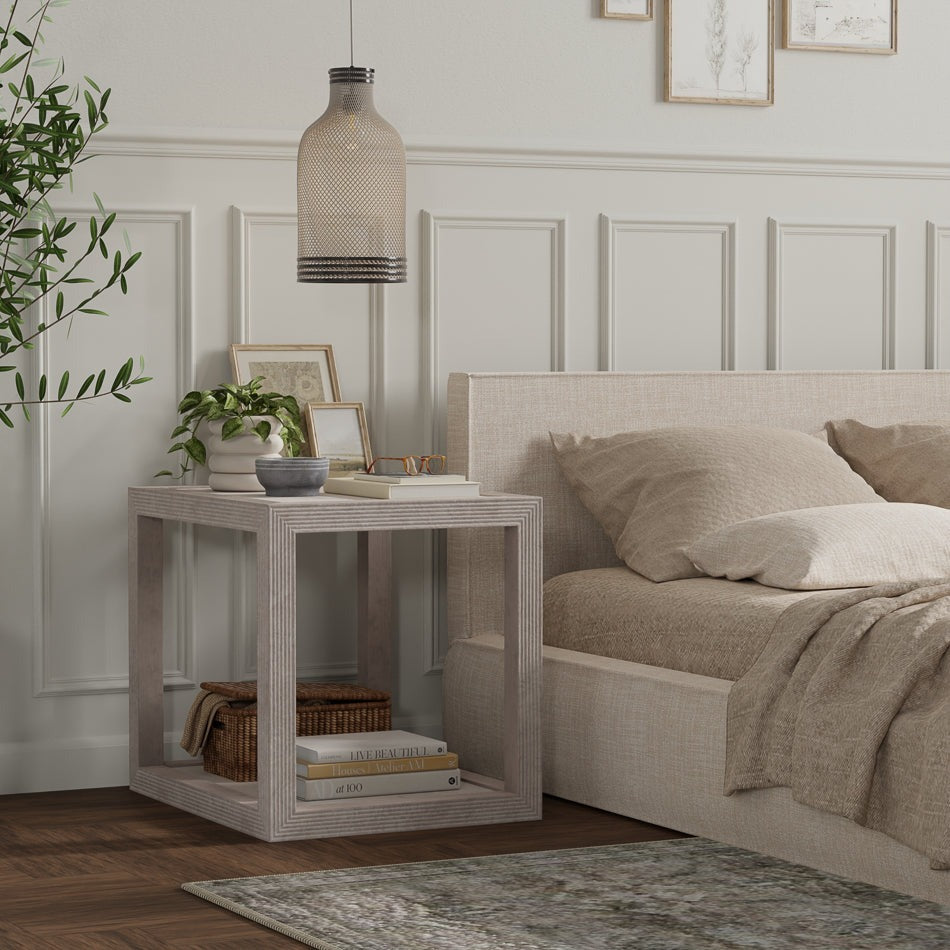 Additional view of Gray Pine Side Table