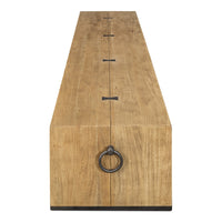 Additional view of Tan Iron Bench